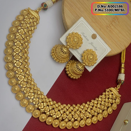 Indian Joypuri Premium Quality Necklace Set Code: A002186